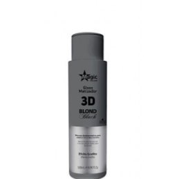 Magic Color Glos Matizador 3D Blond Black Efeito Grafite 500ml - Máscara