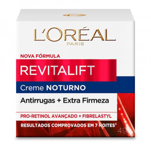 Creme Anti-Idade Facial Loreal Paris Revitalift - Creme Noturno - 49g