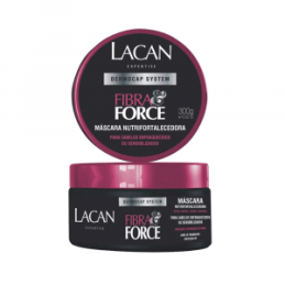 Máscara capilar Nutrifortalecedora Lacan Fibra & Force - 300g