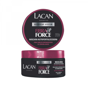 Máscara capilar Nutrifortalecedora Lacan Fibra & Force - 300g