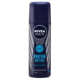 Desodorante spray Nivea men fresh active com 90ml Nivea men