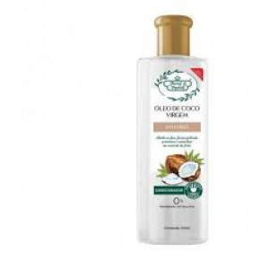 Condicionador Flores & Vegetais Óleo de coco virgem Anti-Frizz 300ml