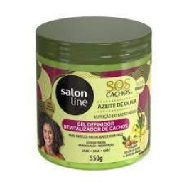Gel Definidor revitalizador de cachos Salon Line SOS Cachos Azeite de Oliva 300ml