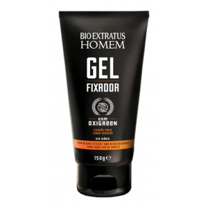 Gel Fixador Homem 150g Cabelo E Barba - Bio Extratus