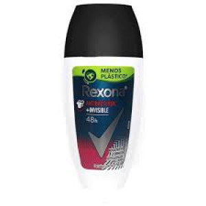 Desodorante Masculino Rexona Antibacterial + Invisible Roll-On 50ml