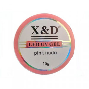 Gel De Unhas alongamento Led Uv X&d Pink Nude - 15g