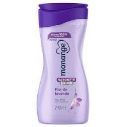 Sabonete Líquido Monange Flor de Lavanda com 240ml Monange