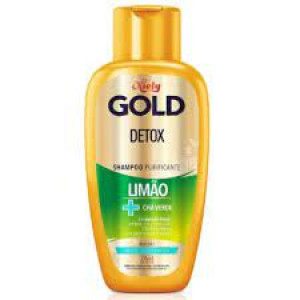 Shampoo Niely Gold Detox Limão + Chá verde 
