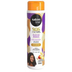 Shampoo Manga Tradicional S.O.S Cachos com Óleo de Manga e Queratina Salon Line