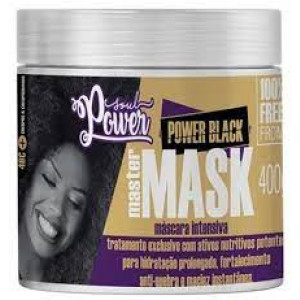 Máscara capilar Intensiva Power Black Master Mask 400g - Soul Power