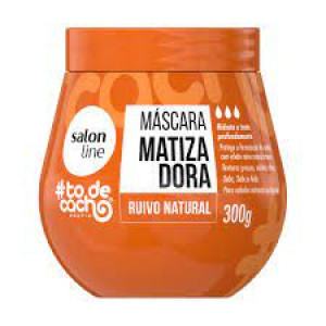 Máscara capilar Matizadora Salon Line #Todecacho Ruivo Natural 300g