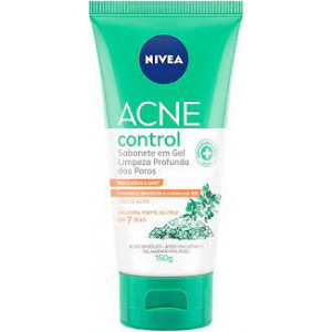Sabonete Facial em Gel Nivea Acne Control Limpeza Profunda dos Poros 150g