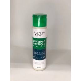 Shampoo Nutrição Óleo De Abacate Manteiga Karité 300ml - Alpha Line