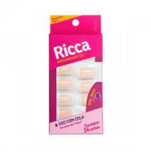 Unhas postiças Francesinha Nude Ricca