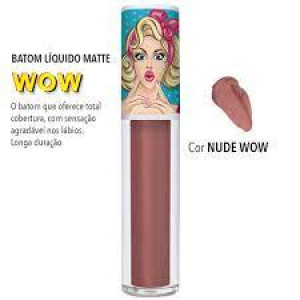 Batom Líquido MATTE WOW Koloss cor Nude wow