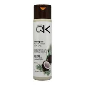 Shampoo Nutritivo Óleo De Coco Kiqui's Alpha Line 300Ml