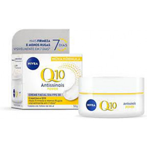 Nivea Q10 Power Anitssinais + Elasticidade FPS 30