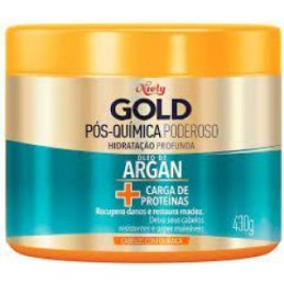 Máscara capilar Niely Gold Pós- Química Óleo de argan + carga de proteínas 