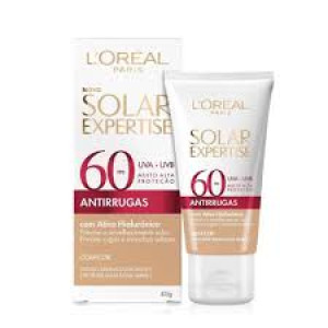 Protetor Solar Facial com Cor Loreal Expertise Antirrugas FPS 60 40g