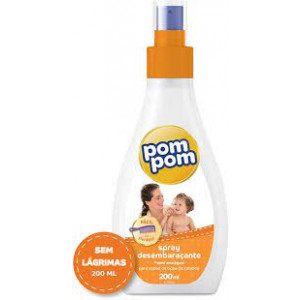 Desembaraçante Spray Pom Pom Frasco 200Ml Infantil