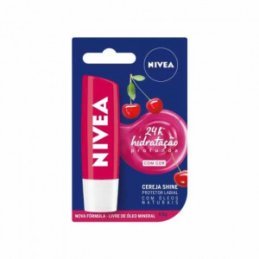 Hidratante e Protetor Labial Nivea Cereja Shine