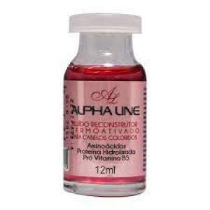 AMPOLA ALPHA LINE RECONSTRUTOR PARA CABELOS TINGIDOS 12ML