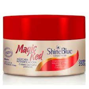 Máscara capilar Intensificador Magic Red 300ml - Shine Blue