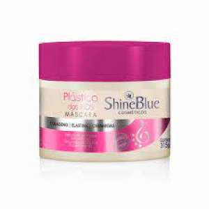 Máscara capilar Shine Blue Plástica dos Fios 300ml