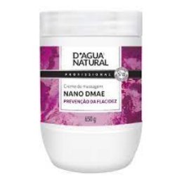 Creme de Massagem Corporal D'agua Natural Nano DMAE 650g