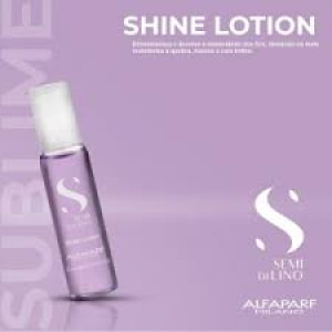 Ampola Alfaparf Semi Di Lino Sublime Shine Lotion 13ml condicionador iluminador