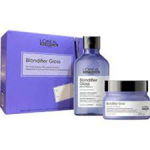 Kit Loreal profissional Blondifier Gloss - Shampoo 300ml e Máscara capilar 250g