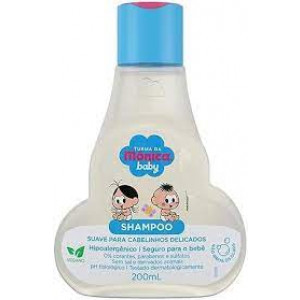 Shampoo Turma da Mônica Baby Suave para Cabelinhos Delicados com 200ml Infantil
