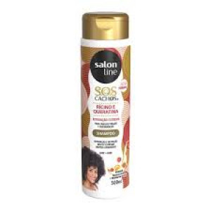 Shampoo Rícino e Queratina Reparação Extrema 5 em 1 S.O.S Cachos Salon Line