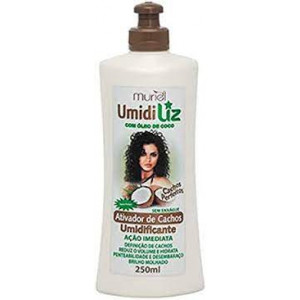 Umidificante Ativador de Cachos Umidiliz Óleo de Coco com 250ml