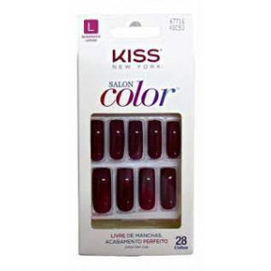 Unhas Postiças Kiss New York Salon color longa- KSC53
