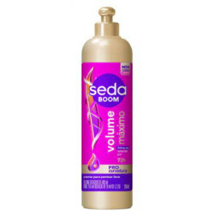 Creme para Pentear Leve Seda Boom Pro Curvatura Volume Máximo 350ml
