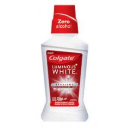 Enxaguante Antisséptico Bucal Colgate Luminous White Sem Álcool com 250ml