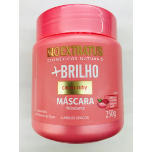Máscara BIO EXTRATUS +Brilho Cacau Ruby - 250g