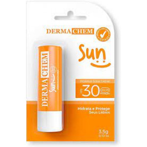 Protetor Solar e Hidratante Labial Sun - Dermachem Fps30