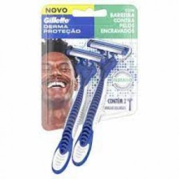 Aparelho de Barbear Gillette Derma Proteção 2 unidades