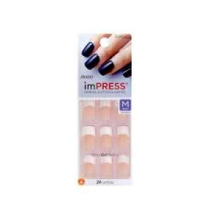Unhas Postiças Autocolantes Impress Self Love Cor Zen zone Média Quadrado Kiss NY