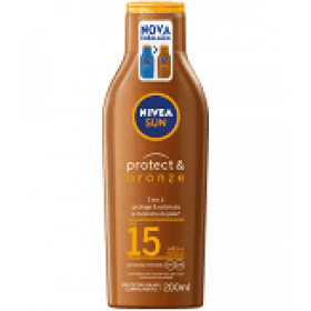 Protetor Solar Nivea Sun Protect & Bronze FPS 15 200ml
