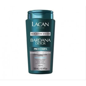 Shampoo Lacan Limpeza Intensa Bardana Detox Care 300ml - pro caspa