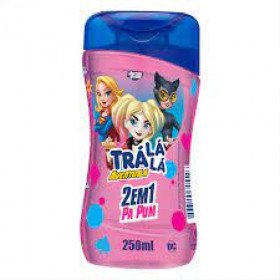 Shampoo Infantil 2 em 1 Trá Lá Lá Aventura Justice League Pa Pum 250ml
