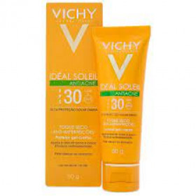 PROTETOR SOLAR FACIAL ANTIACNE VICHY IDÉAL SOLEIL TOQUE SECO FPS 30 GEL CREME COM 40G