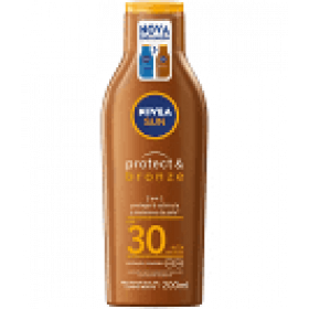 Protetor Solar Nivea Sun Protect & Bronze FPS 30 200ml