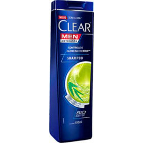 Shampoo Clear men anticaspa alívio da coceira com 400ml