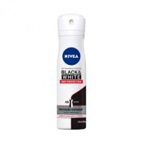 Desodorante aerosol Nivea black&white máxima proteção 48h 150ml