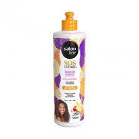 Ativador de cachos Manga Tradicional S.O.S Cachos com Óleo de Manga e Queratina 500ml Salon Line