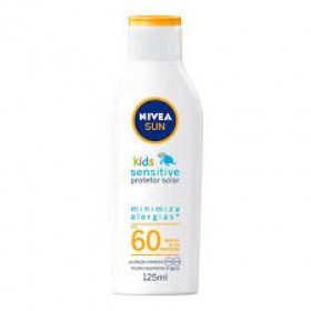 Protetor Solar Nivea Sun Kids Sensitive Fps60 125ml